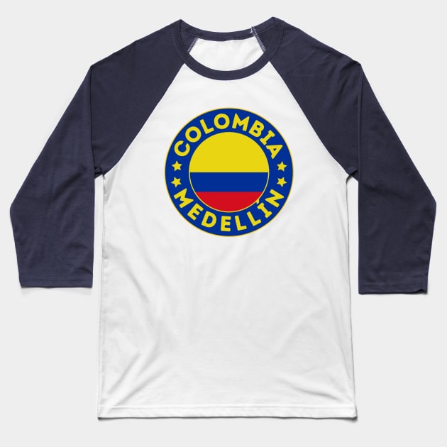 Medellin Baseball T-Shirt by footballomatic